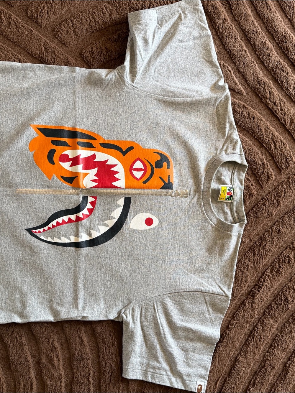 BAPE Tiger-Shark Tee Funthera Militia Men’s Size M-L